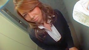 ドエロいミニスカスーツを着た痴女お姉さんに責められコスられあっという間に射精させられるM男ｗ