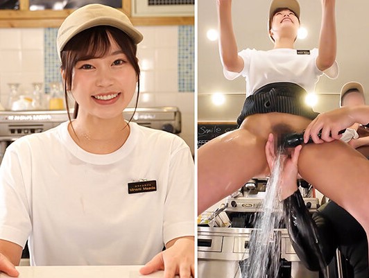 透明人間になれるカフェ！美少女バイト店員達が笑顔で接客しながらイキ潮噴射ｗｗ 上半身と下半身の差がエグい喫茶店！
