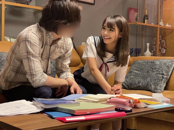 【ＪＫ×家庭教師】制服女子校生が大好きな先生にえっちな勉強を教えてもらうために誘惑しまくっちゃうｗｗｗ
