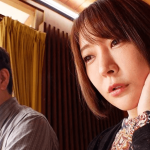 『不倫したいんです…』綺麗なパイパンでIカップという巨乳美人妻が制服を着て恥じらいながらオナニー！その後本能のままにSEX！